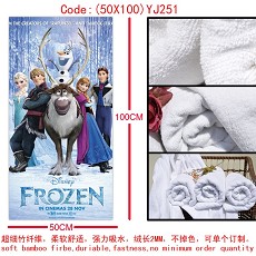 Frozen star bath towel(50X100)YJ251