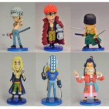 One Piece anime figures(6pcs a set)