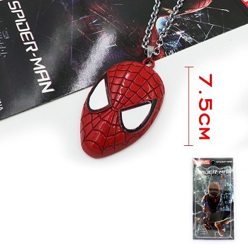 Spider man anime necklace