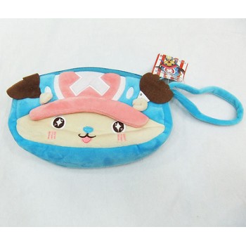 One Piece chopper anime plush wallet/coin purse