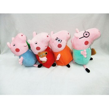 7inches anime plush dolls(4pcs a set)