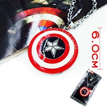 Captain America anime necklace