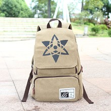 Naruto anime canvas backpack bag