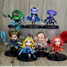 DOTA2 figures(6pcs a set)