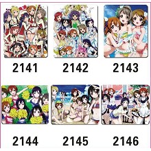 Love Live anime mouse pads(6pcs a set)