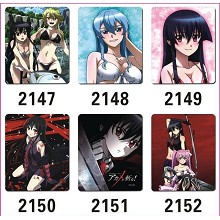 Akame ga KILL! anime mouse pads(6pcs a set)