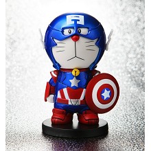 Doraemon Captain America anime figure