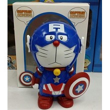 Doraemon Captain America anime figure