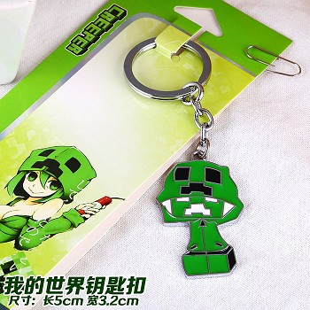 Minecraft anime key chain