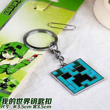 Minecraft anime key chain