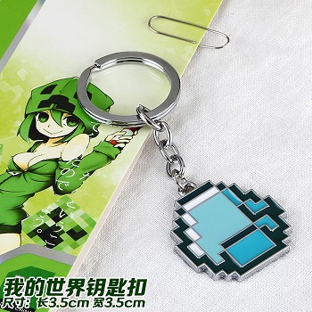 Minecraft anime key chain