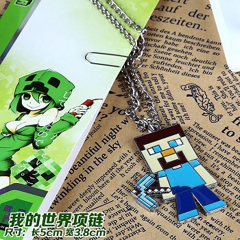 Minecraft anime necklace