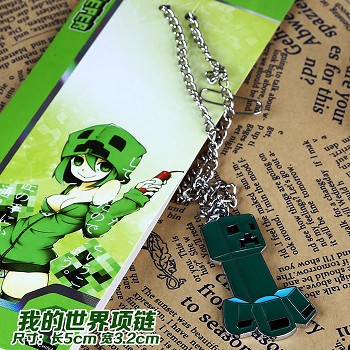 Minecraft anime necklace