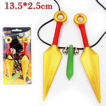 Naruto cos weapons+necklace