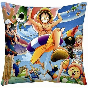 One Piece anime double side pillow 4189
