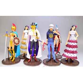 One Piece anime figures(6pcs a set)