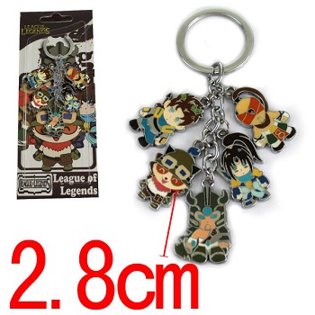 League of Legends anime key chain