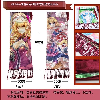 Touhou Project anime scarf