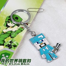 Minecraft anime key chain