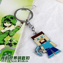 Minecraft anime key chain