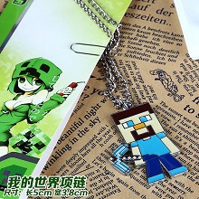 Minecraft anime necklace