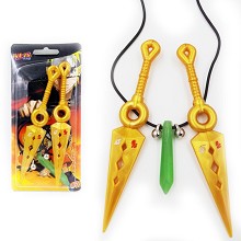 Naruto anime cos weapons+necklace