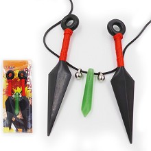 Naruto anime cos weapons+necklace