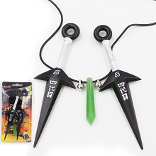 Naruto anime cos weapons+necklace