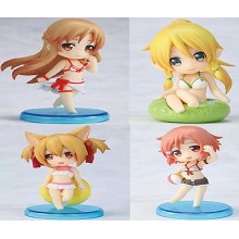 Sword Art Online anime figures(4pcs a set)