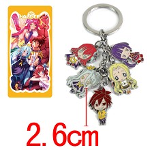 No game no life anime key chain