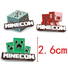 Minecraft anime pins(3pcs a set)