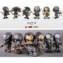 Alien WOLF PREDATOR anime figures(6pcs a set)