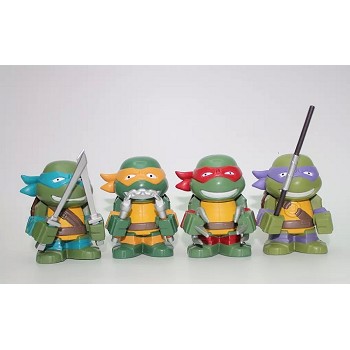 Teenage Mutant Ninja Turtles anime figures(4pcs a set)