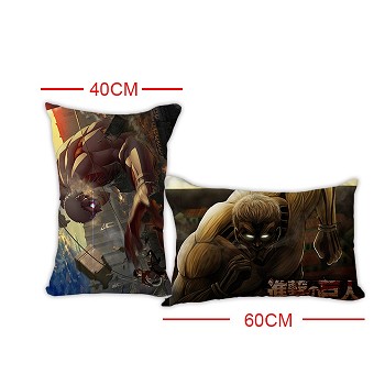 Attack on Titan anime double side pillow