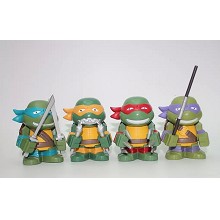 Teenage Mutant Ninja Turtles anime figures(4pcs a set)