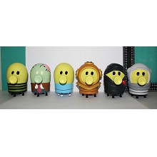 Doodle jump anime figures(6pcs a set)