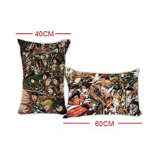 Attack on Titan anime double side pillow