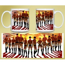 Attack on Titan anime cup mug