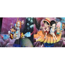 One Piece anime figures(6pcs a set)