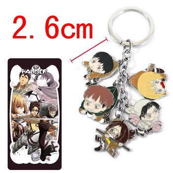 Attack on Titan anime key chain