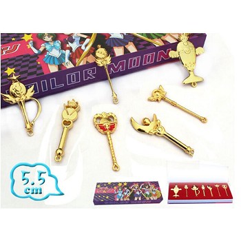 Sailor Moon anime key chains(7pcs a set)