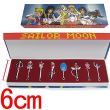 Sailor Moon anime key chains(8pcs a set)