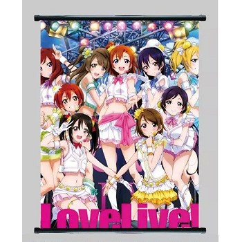 Love Live anime wall scroll