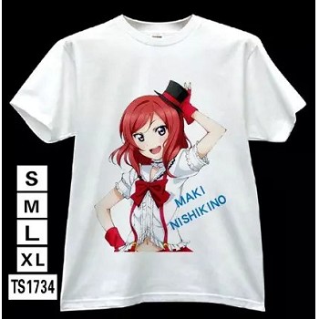 Love Live anime white t-shirt