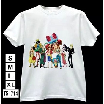 One Piece anime white t-shirt