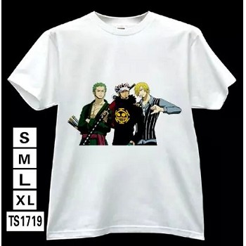 One Piece anime white t-shirt