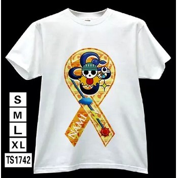 One Piece anime white t-shirt