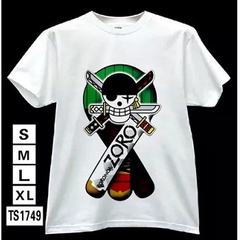 One Piece anime white t-shirt