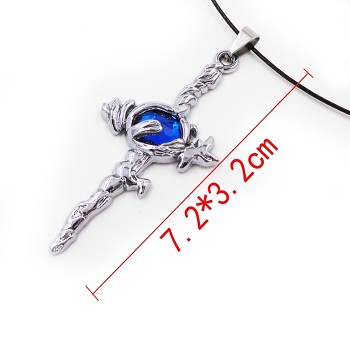 The Sword of Damocles anime necklace