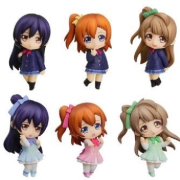 Love Live! figures(6pcs a set)